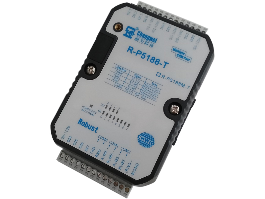 R-P5188-T增強(qiáng)型開關(guān)量八入四出智能IO控制器（PLC）2路RS485和1路RS232口,支持高頻脈沖輸出,標(biāo)準(zhǔn)Modbus RTU和Modbus ASCII/自由協(xié)議