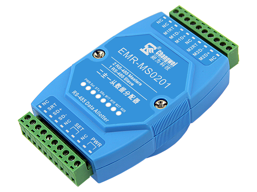 EMR-MS0201 二主一從 485數(shù)據(jù)分配器 多機(jī)通訊擴(kuò)展管理
